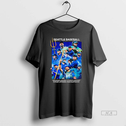 Official Trendy Seattle Mariners Baseball Division Champs 2025 Players Graphic