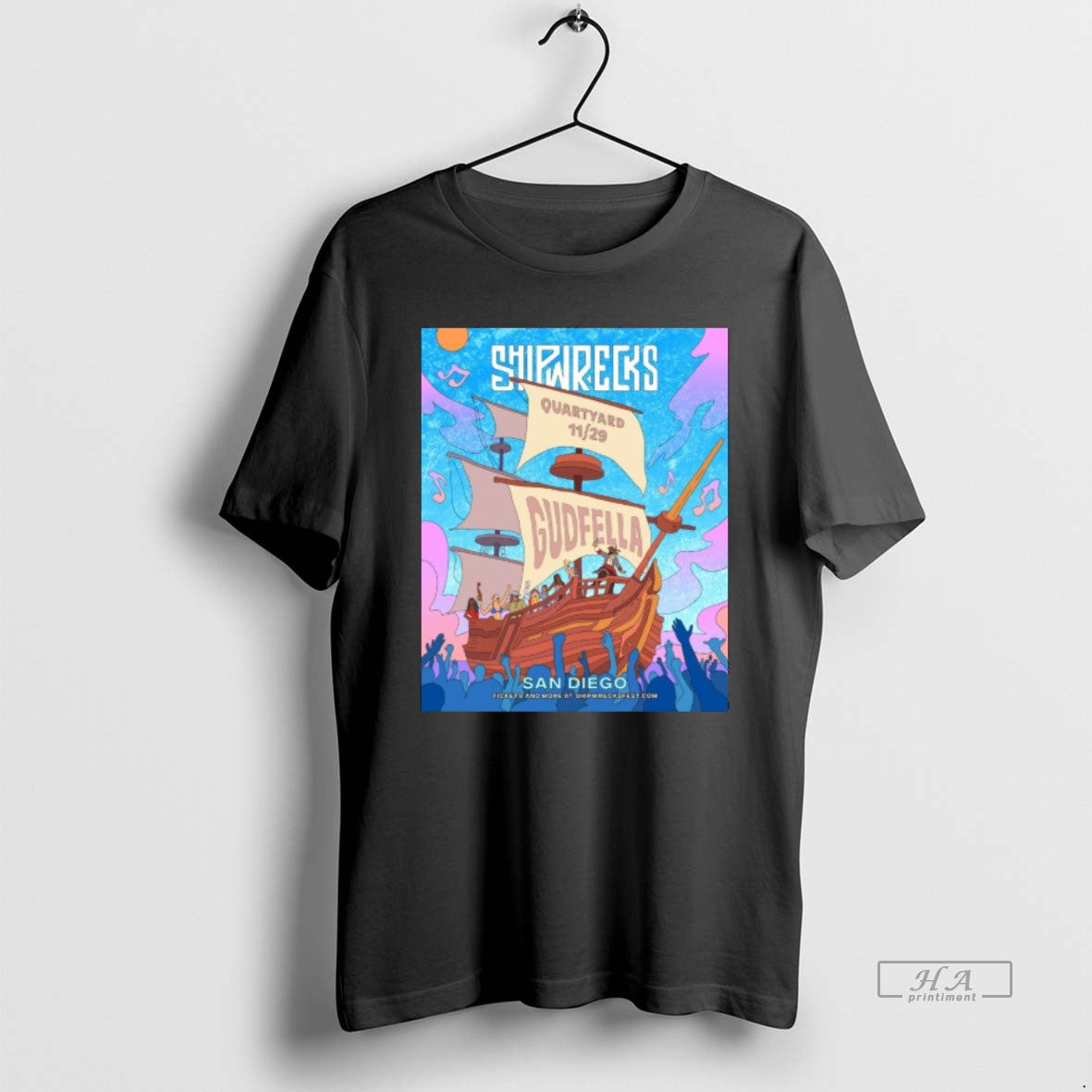 Official Trendy Shipwrecks Music Fest Quartyard In San Diego Ca November 29 2025 T-Shirts, Hoodie, Sweatshirt