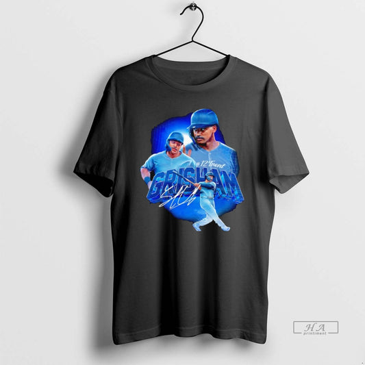 Official Trendy Trent Grisham 12 New York Yankees Signature Graphic