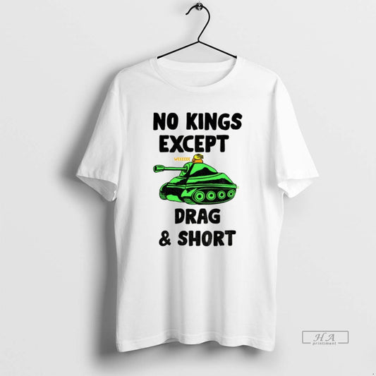 Official Trendy Trump Tank No Kings Except Drag And Short Political