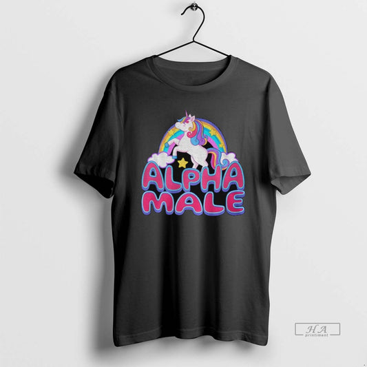 Official Trendy Unicorn Alpha Male Rainbow