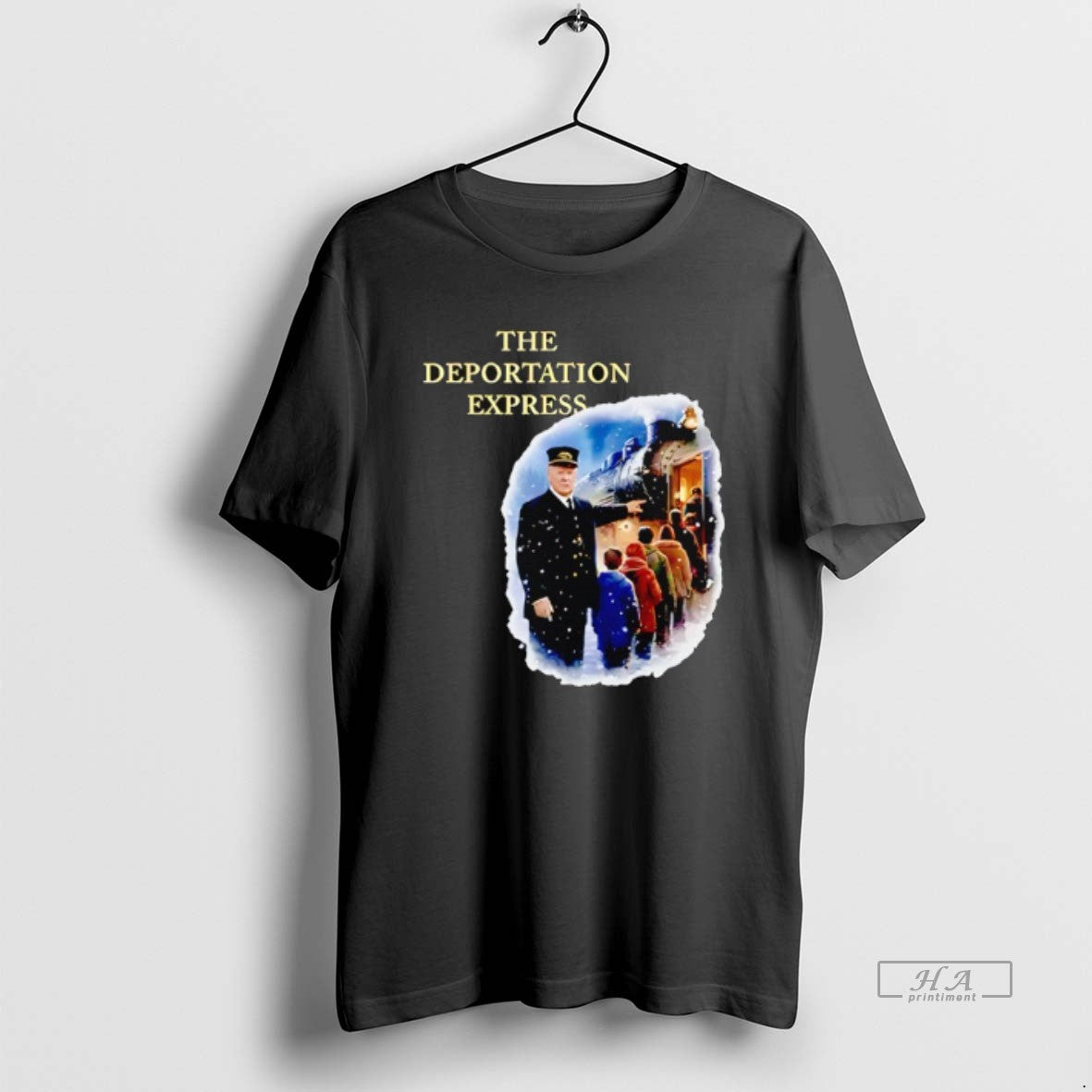 Official Trump In The Deportation Express Merry Christmas T-Shirts, Hoodie, Sweatshirt | AU18TeeNovaLab.com
