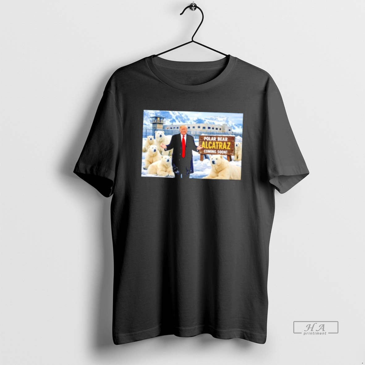 Official Trump Polar Bear Alcatraz Coming Soon Greenland Tee Hoodie, Sweatshirt | AU18TeeNovaLab.com