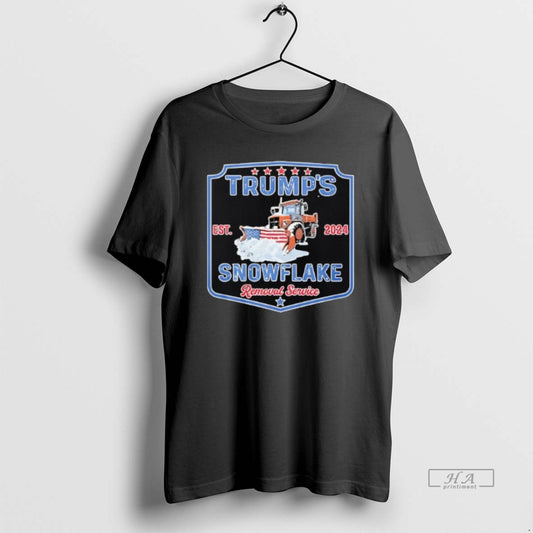 Official Trumps Snowflake Removal Service Est 2024 Vintage T-Shirts, Hoodie, Sweatshirt | AU18TeeNovaLab.com