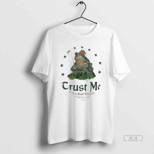 Official Trust Me Im A Real Wizard Frog Graphic T-Shirts, Hoodie, Sweatshirt | AU18TeeNovaLab.com