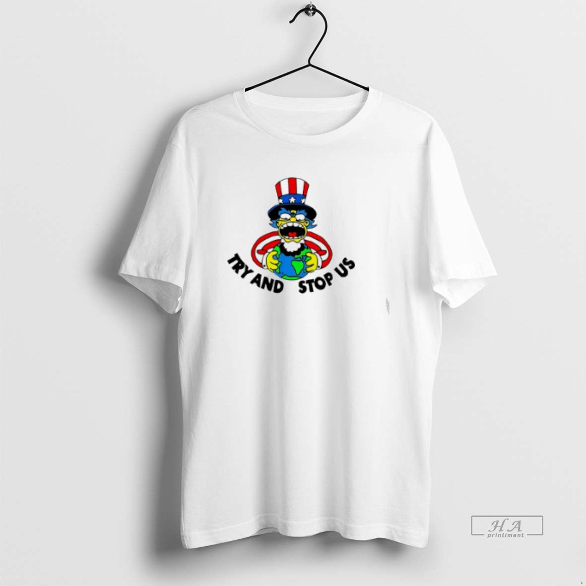 Official Try And Stop Us Simpsons T-Shirts, Hoodie, Sweatshirt | AU18TeeNovaLab.com