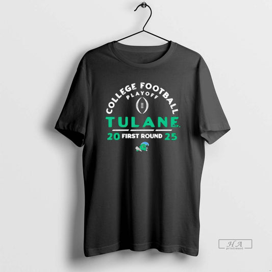 Official Tulane Green Wave College Football Playoff 2025 26 First Round T-Shirts, Hoodie, Sweatshirt | AU18TeeNovaLab.com