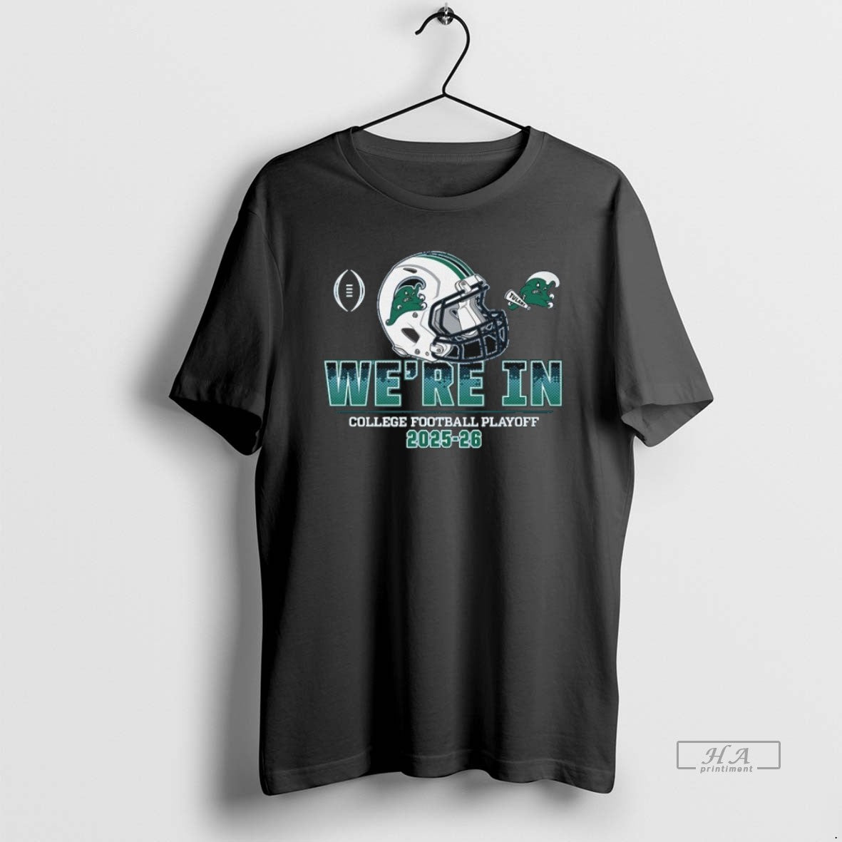 Official Tulane Green Wave College Football Playoff Were In 2025 2026 Helmet T-Shirts, Hoodie, Sweatshirt