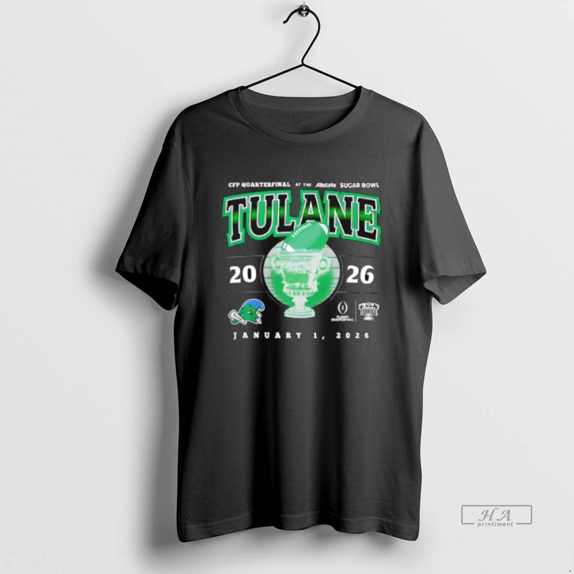 Official Tulane Green Wave Football 2026 Sugar Bowl Classic T-Shirts, Hoodie, Sweatshirt | AU18TeeNovaLab.com