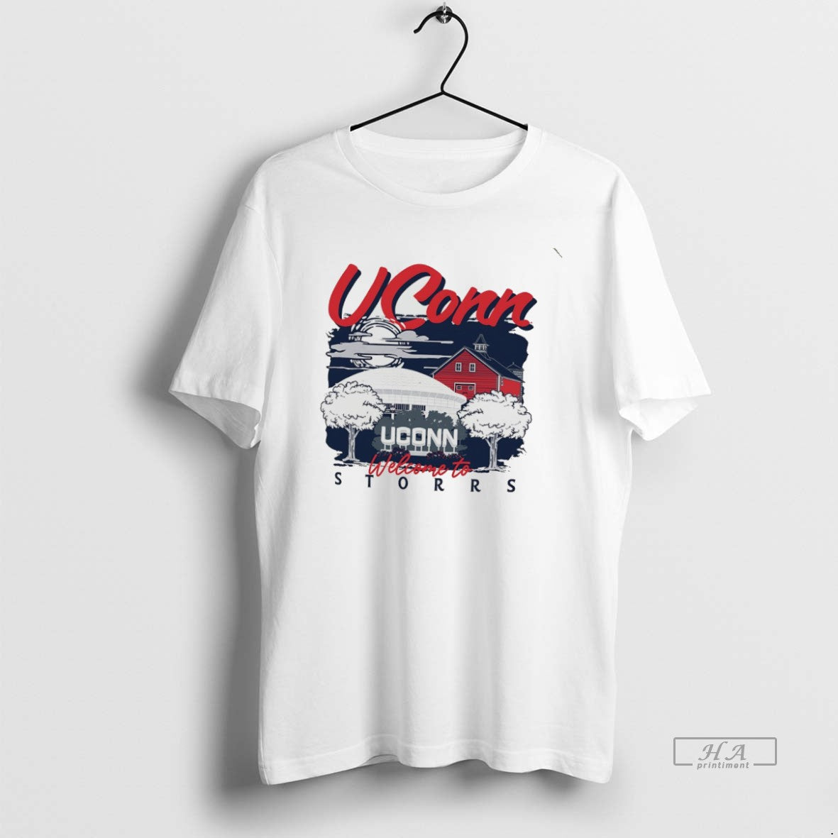 Official Uconn Huskies Welcome To Storrs T-Shirts, Hoodie, Sweatshirt | AU18TeeNovaLab.com