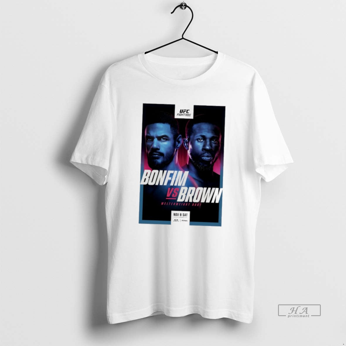 Official Ufc Fight Night Bonfim Vs Brown Autographed Event T-Shirts, Hoodie, Sweatshirt | AU18TeeNovaLab.com