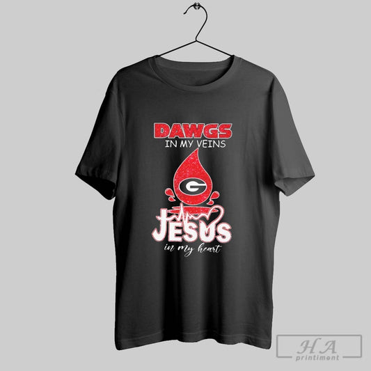 Official Uga Dawgs In My Veins Jesus In My Heart