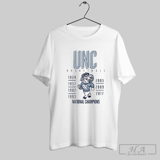Official Unc North Carolina Tar Heels Basketball National Champions Years Ncaa 2025