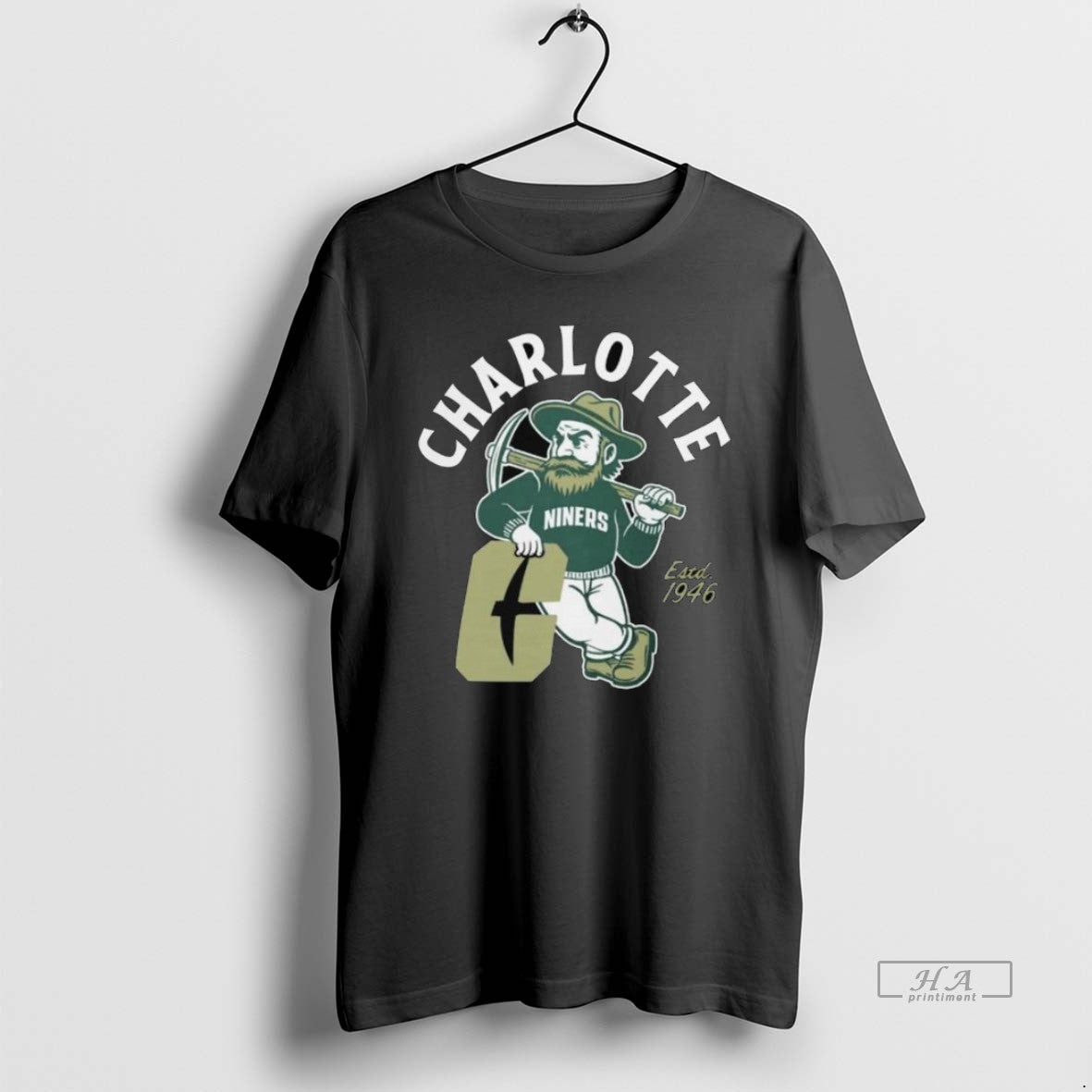 Official Unc Charlotte 49ers Norm Mascot Long Sleve