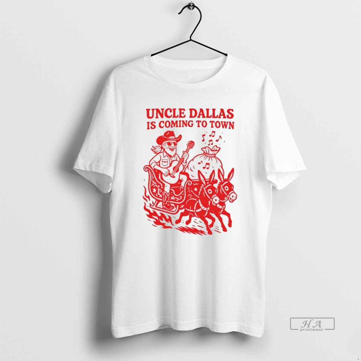Official Uncle Dallas Is Coming To Town T-Shirts, Hoodie, Sweatshirt | AU18TeeNovaLab.com