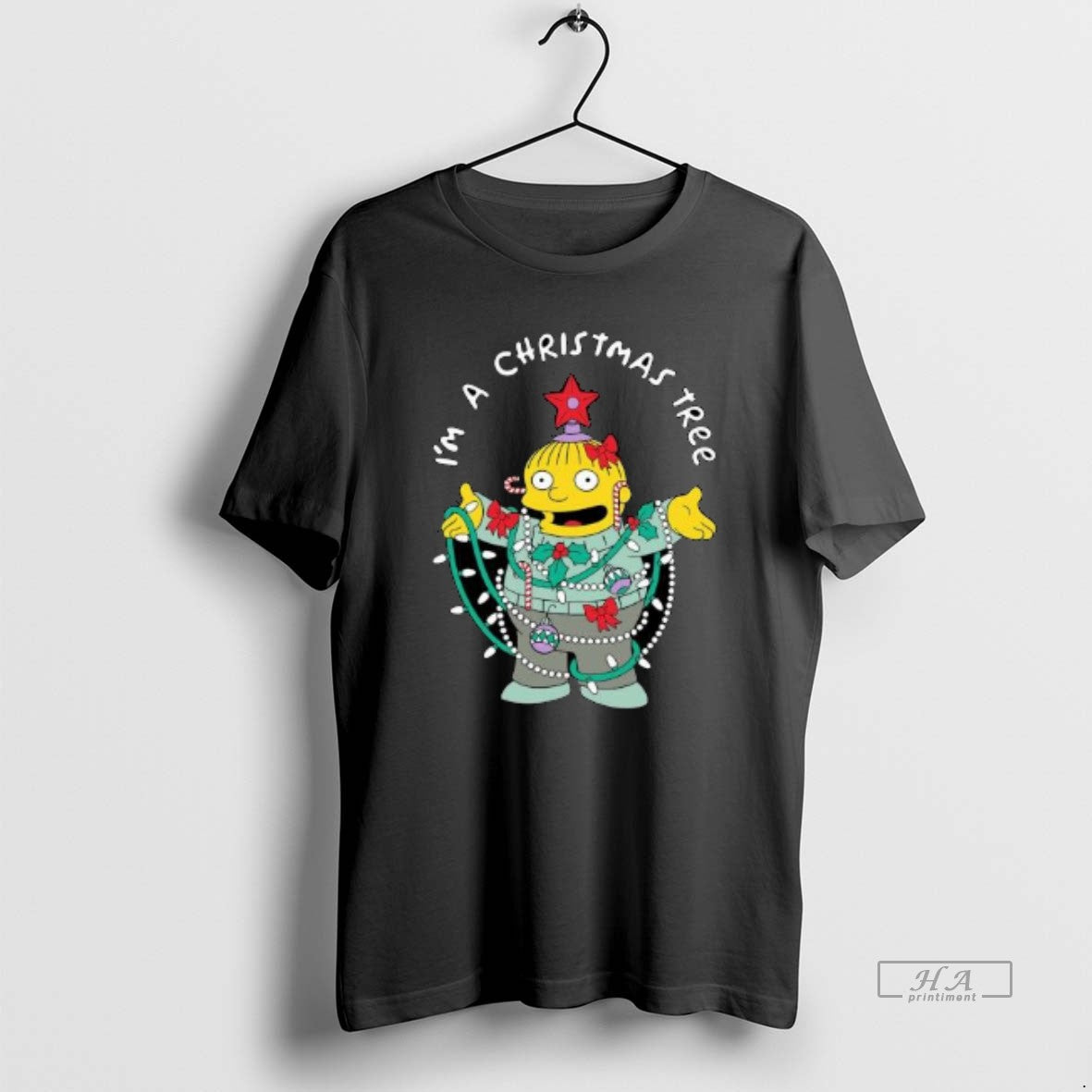Official Uncle Reco Ralph Im A Christmas Tree Circle Black T-Shirts, Hoodie, Sweatshirt | AU18TeeNovaLab.com
