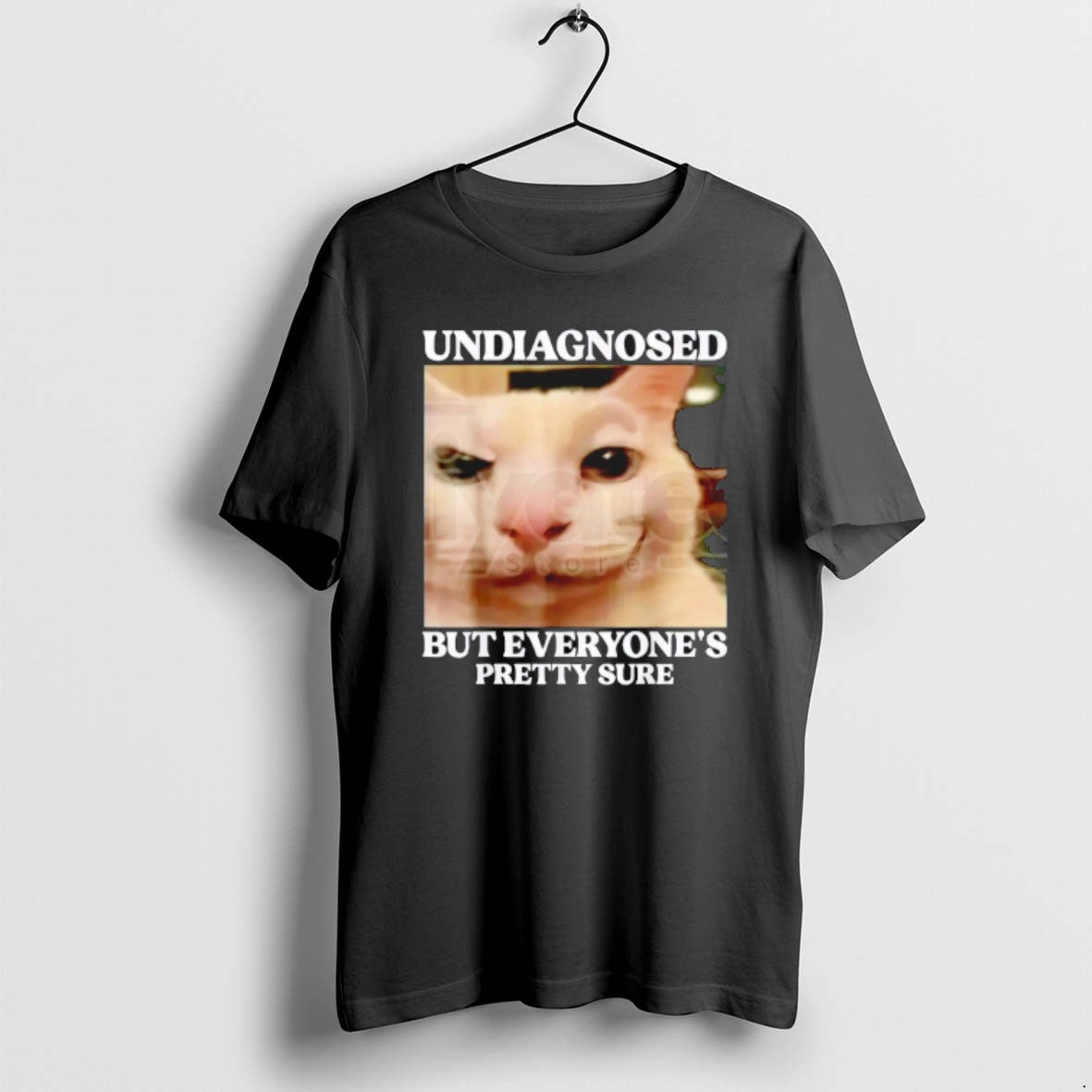 Official Undiagnosed But Everyones Pretty Sure Cat Meme T-Shirts, Hoodie, Sweatshirt | AU18TeeNovaLab.com