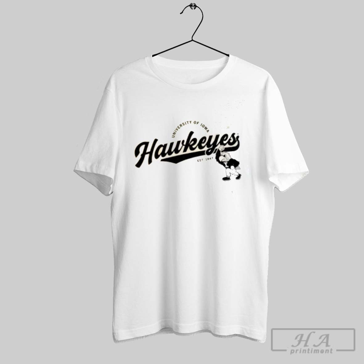 Official University Of Iowa Hawkeyes Est 1847 Retro