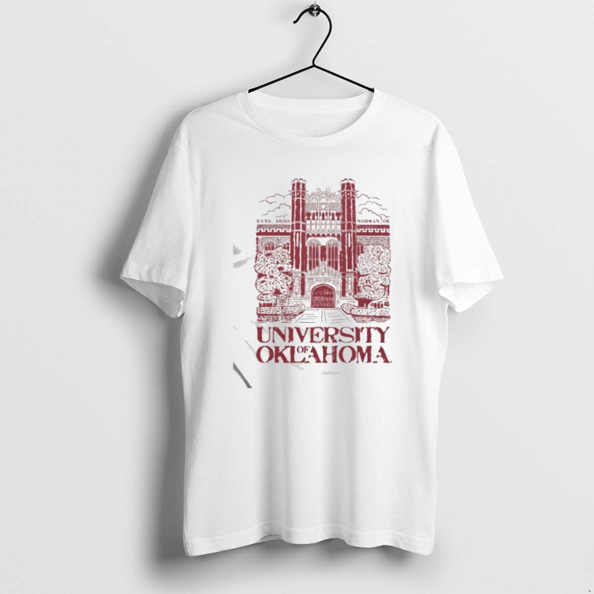 Official University Of Oklahomas Evans Hall Estd 1890 Norman Ok T-Shirts, Hoodie, Sweatshirt | AU18TeeNovaLab.com