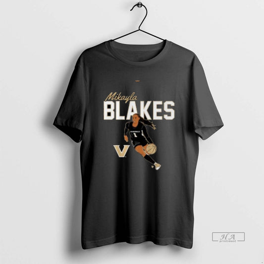 Official Vanderbilt Basketball Mikayla Blakes Name Pose Circle Black T-Shirts, Hoodie, Sweatshirt | AU18TeeNovaLab.com