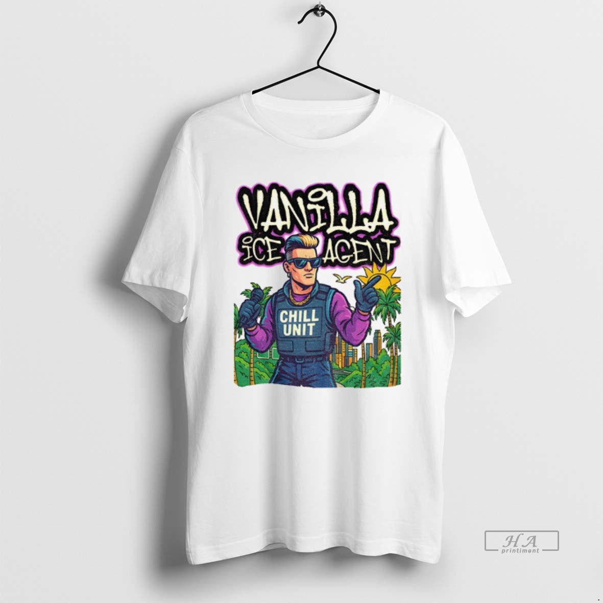 Official Vanilla Ice Agent Chill Unit Meme Pop Culture Parody T-Shirts, Hoodie, Sweatshirt | AU18TeeNovaLab.com