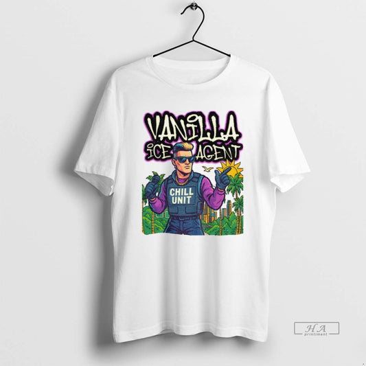 Official Vanilla Ice Agent Chill Unit Meme Pop Culture Parody T-Shirts, Hoodie, Sweatshirt | AU18TeeNovaLab.com