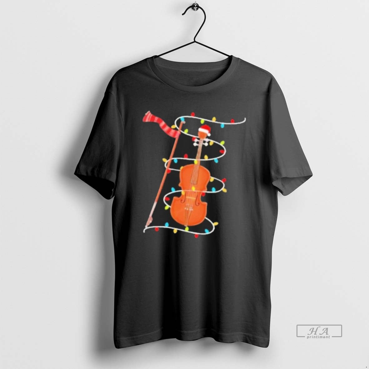Official Violin Christmas Lights T-Shirts, Hoodie, Sweatshirt | AU18TeeNovaLab.com