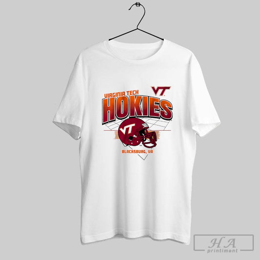 Official Virginia Tech Hokies Football Blacksburg Va Helmet Grid