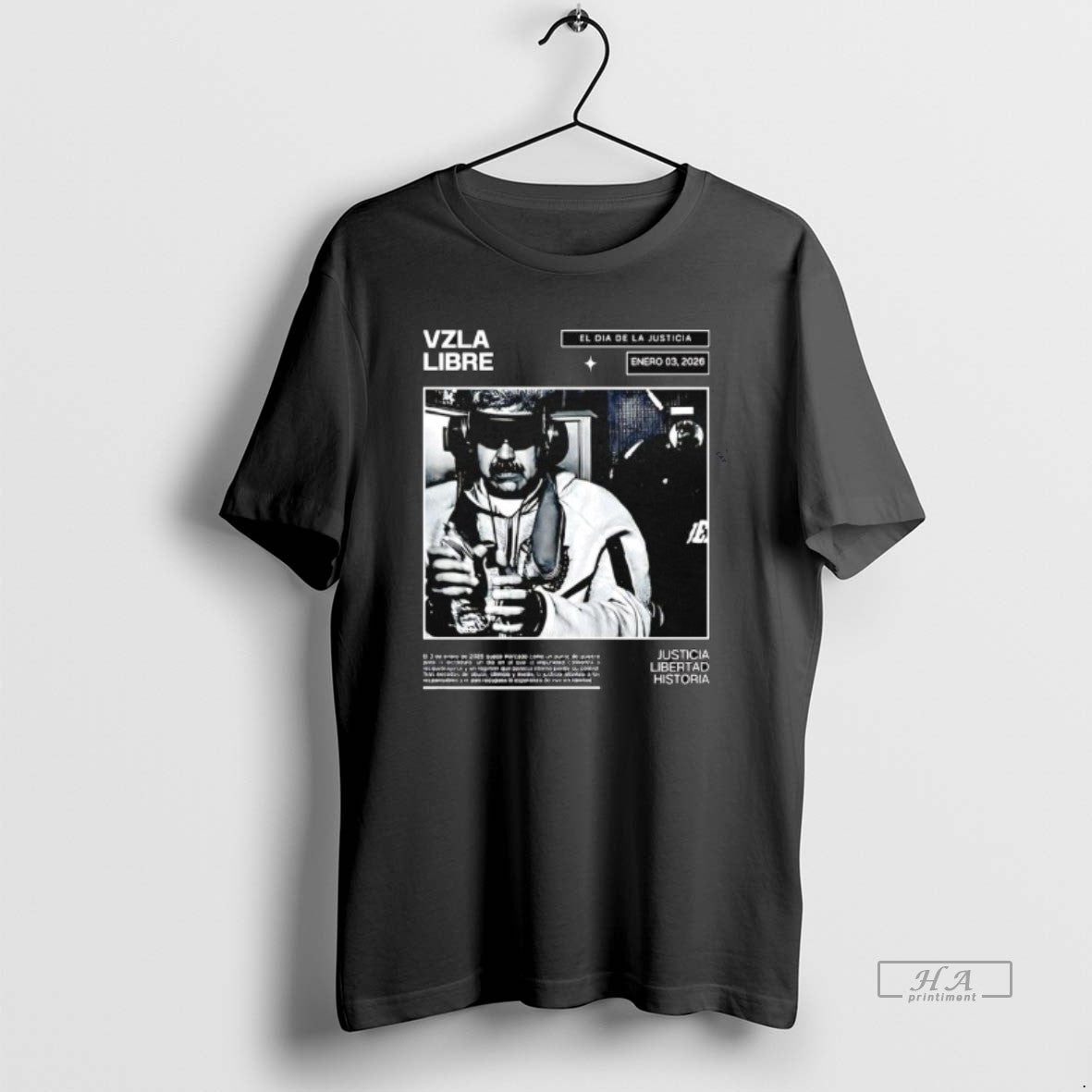 Official Vzla Libre El Dia De La Justicia Enero 03th 2026 Justicia Libertad Historia T-Shirts, Hoodie, Sweatshirt