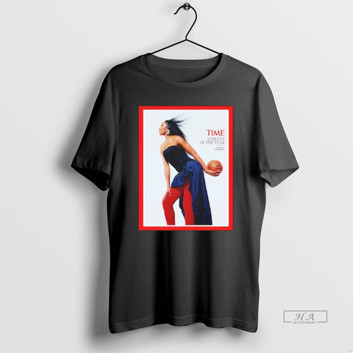 Official Wnba Star Aja Wilson Is Time Athlete Of The Year T-Shirts, Hoodie, Sweatshirt | AU18TeeNovaLab.com