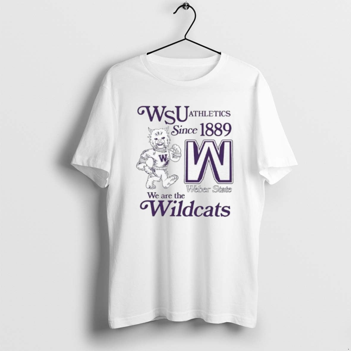 Official Wsu Athletics Since 1889 Waldo Weber State University Athletics We Are The Wildcats T-Shirts, Hoodie, Sweatshirt