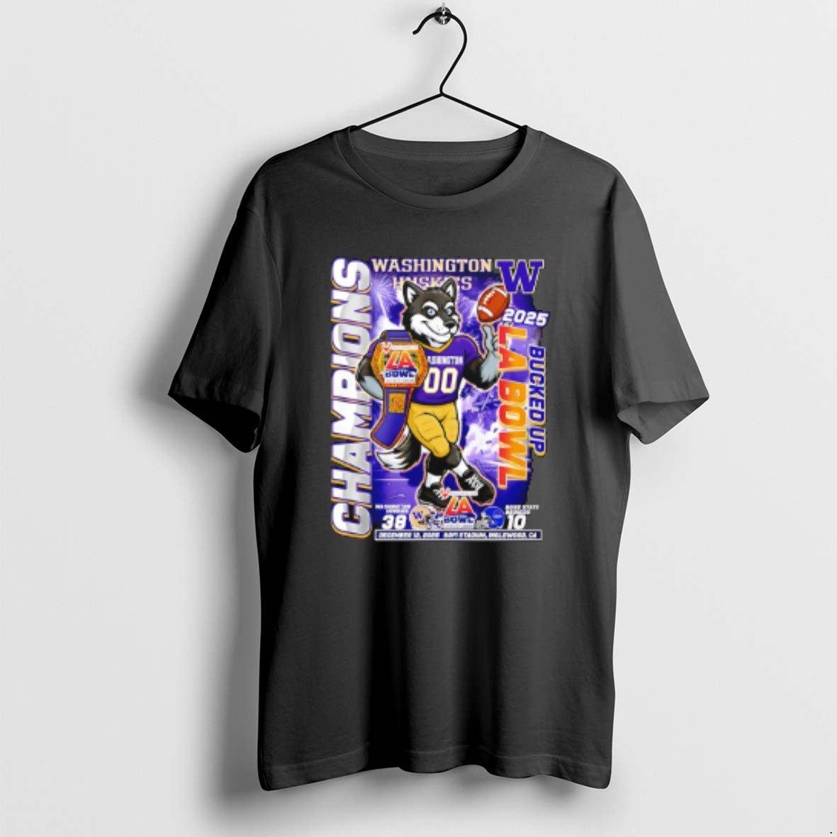Official Washington Huskies Bucked Up La Bowl Champions 2025 Mascot T-Shirts, Hoodie, Sweatshirt | AU18TeeNovaLab.com