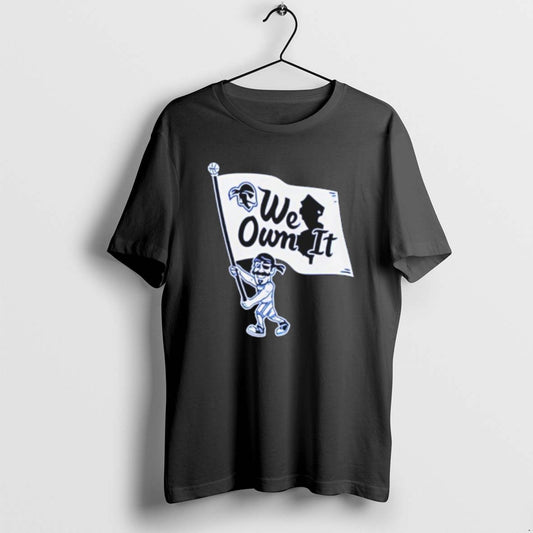 Official We Own It Seton Hall Pirates Jersey Bleeds Blue T-Shirts, Hoodie, Sweatshirt | AU18TeeNovaLab.com