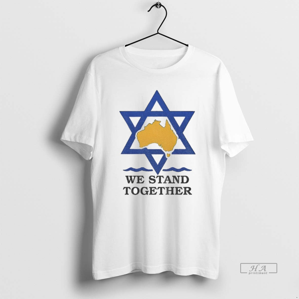 Official We Stand Together With The Australian Jews T-Shirts, Hoodie, Sweatshirt | AU18TeeNovaLab.com