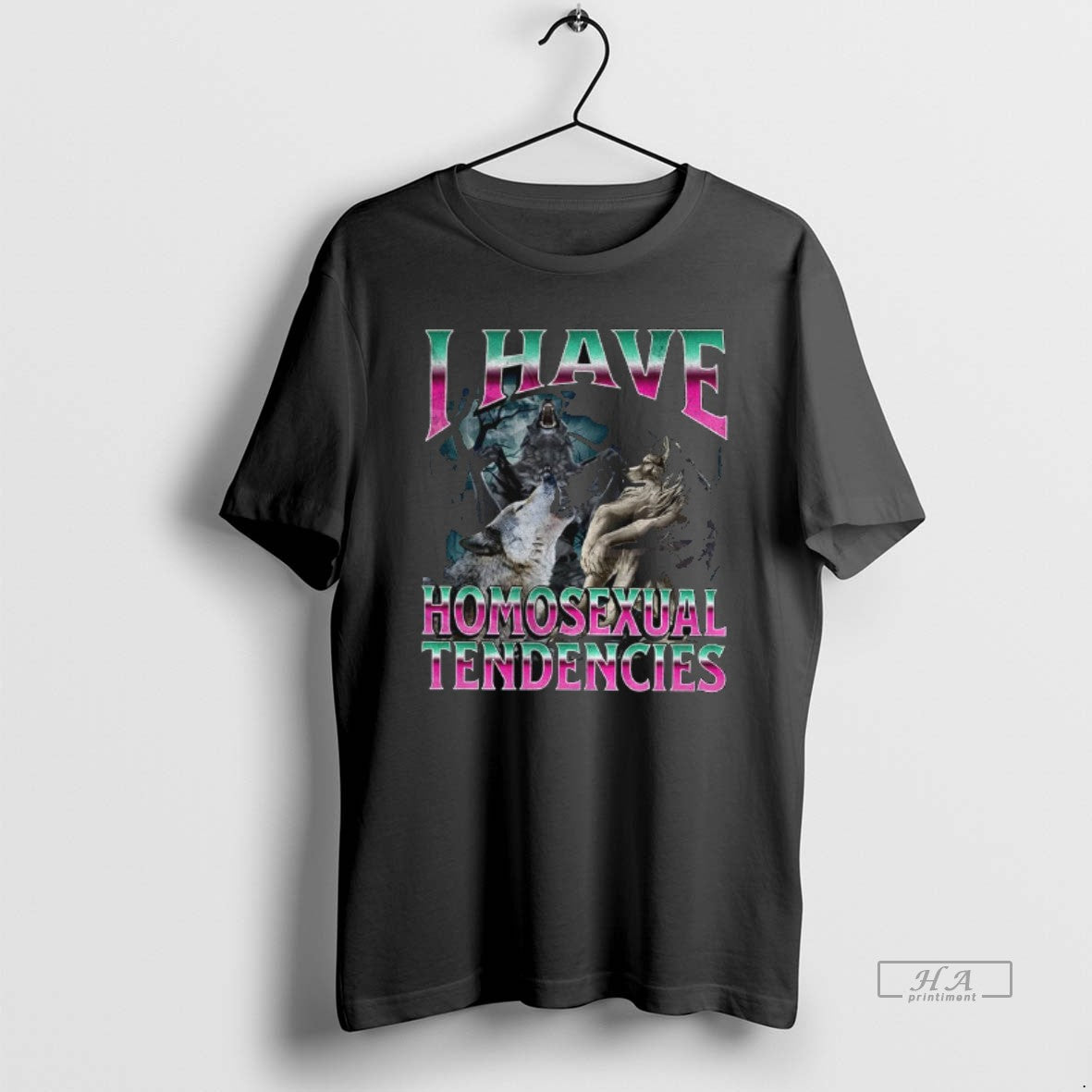 Official Werewolf Meme I Have Homosexual Tendencies T-Shirts, Hoodie, Sweatshirt | AU18TeeNovaLab.com