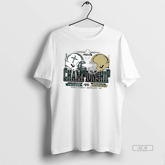 Official West Catholic Falcons Vs Notre Dame Prep 2025 Mhsaa Football Division 5 Championship T-Shirts, Hoodie, Sweatshirt