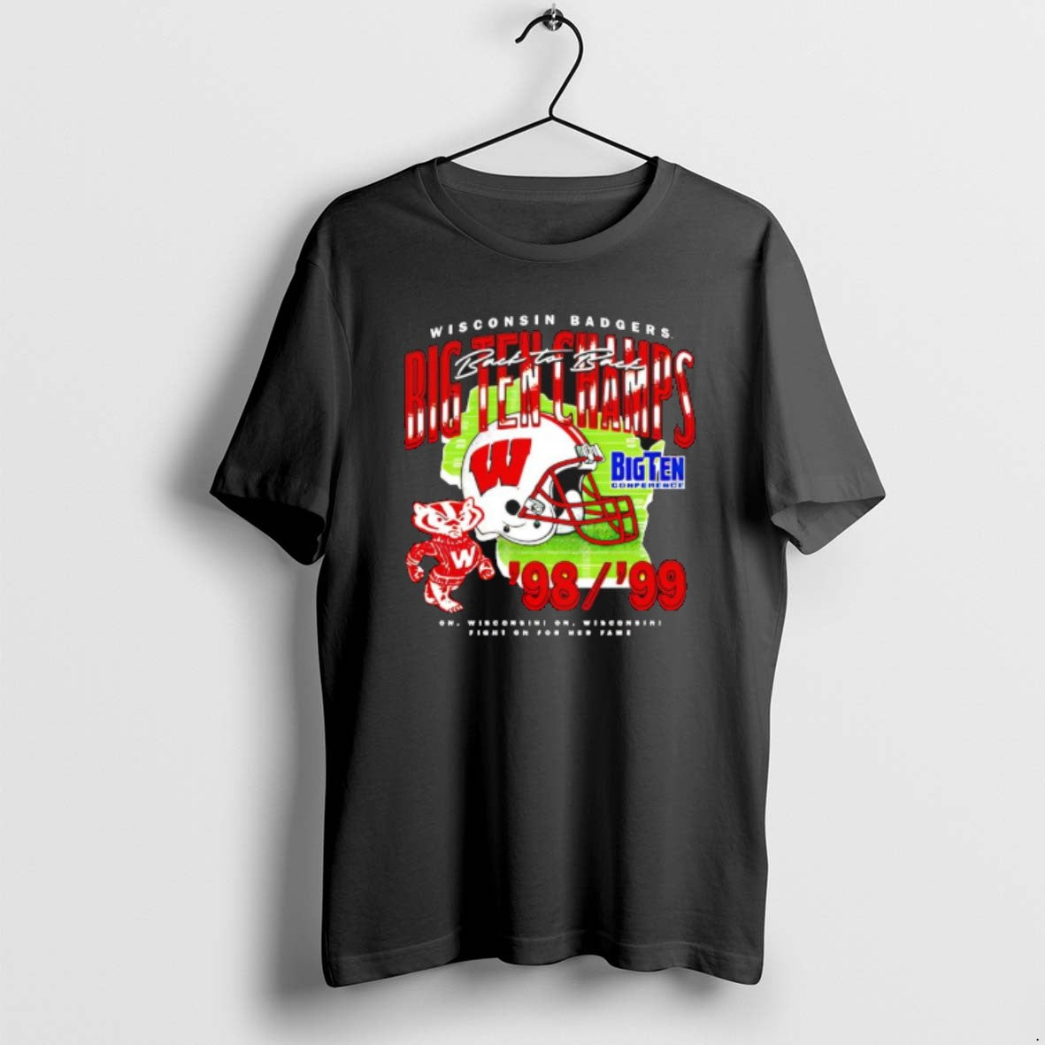 Official Wisconsin Badgers Back To Back Big Ten Champions T-Shirts, Hoodie, Sweatshirt | AU18TeeNovaLab.com