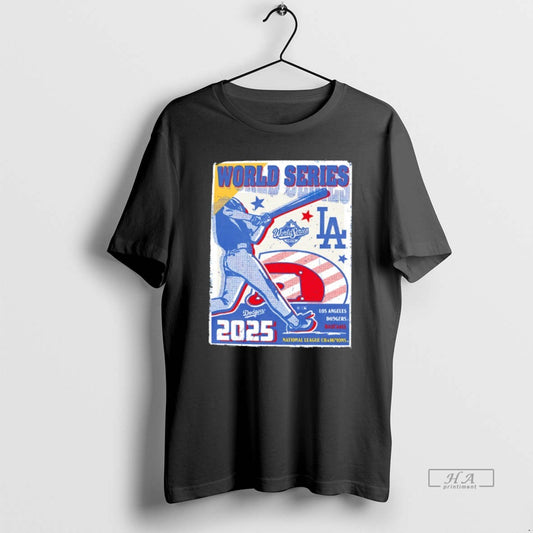 Official World Series Los Angeles Dodgers 2025 National League Champions Vintage