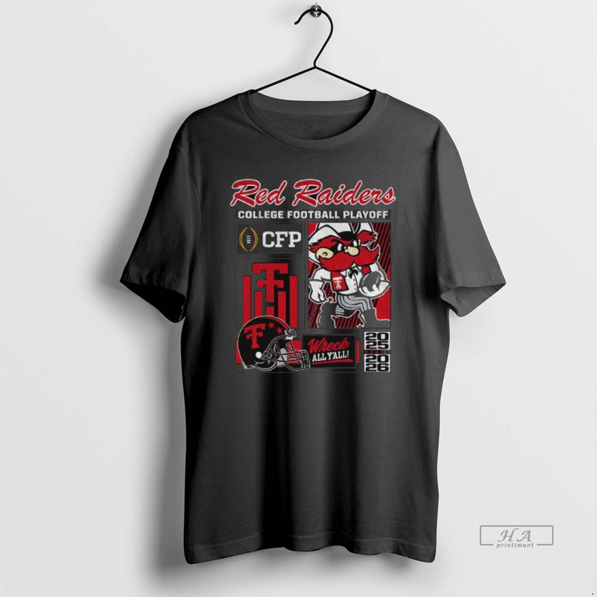 Official Wreck All Yall Texas Tech Red Raiders Big 12 Football Champions Cfp T-Shirts, Hoodie, Sweatshirt