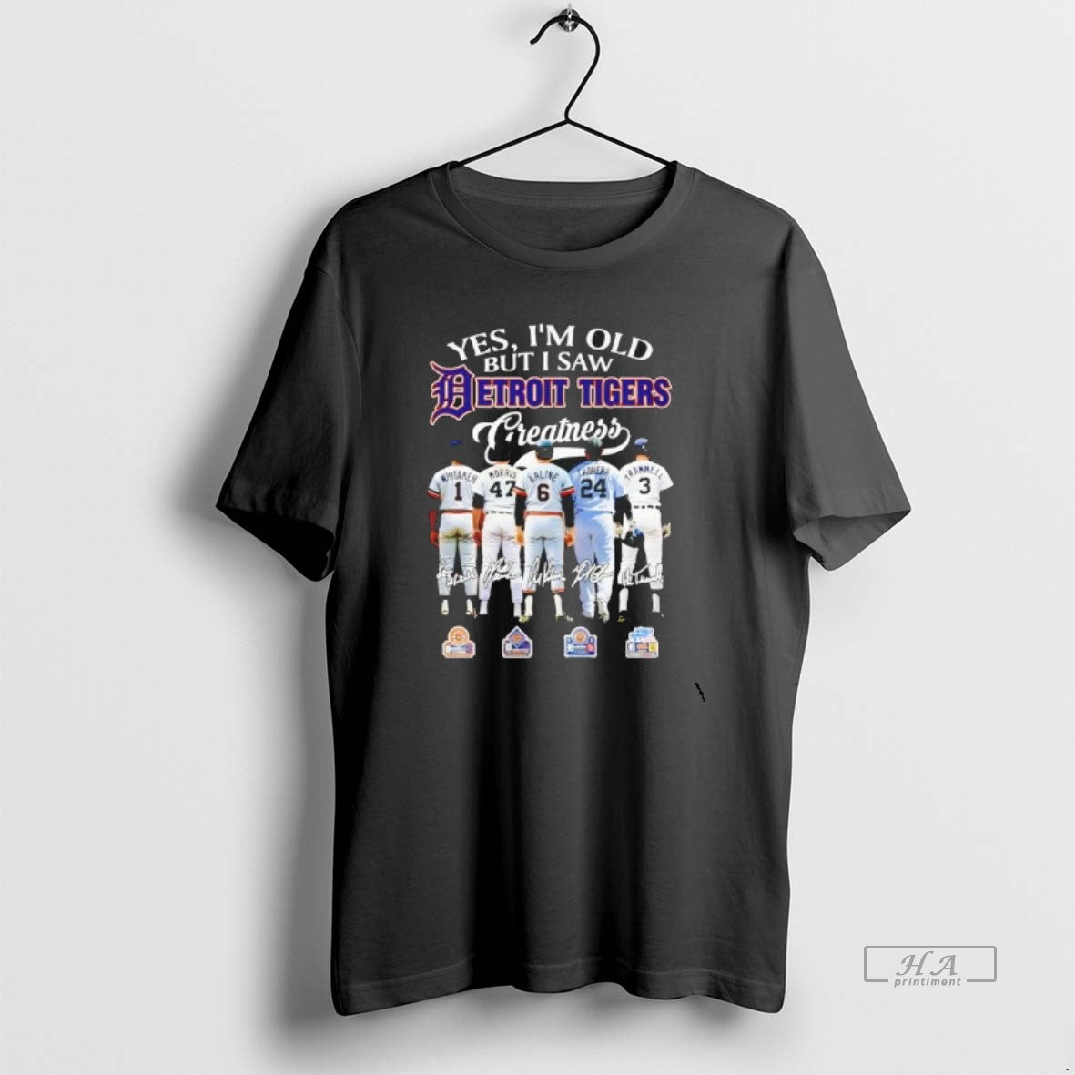 Official Yes Im Old But I Saw Detroit Tigers Greatness Players T-Shirts, Hoodie, Sweatshirt | AU18TeeNovaLab.com