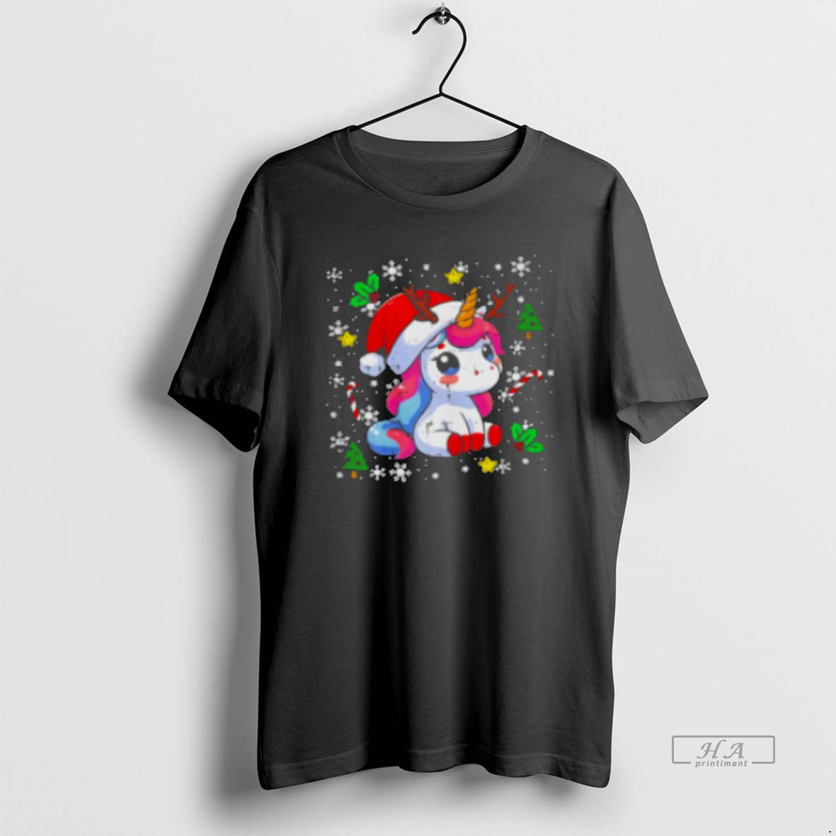 Official Christmas Unicorn Cute Magical Xmas Classic Womens T-Shirts, Hoodie, Sweatshirt | AU18TeeNovaLab.com