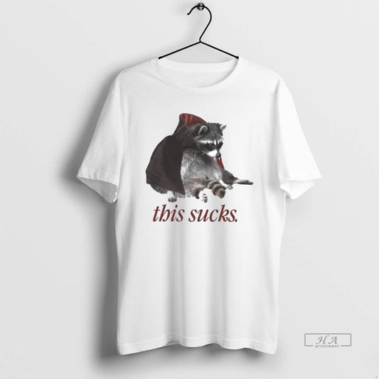 Official This Sucks Halloween Vampire Raccoon