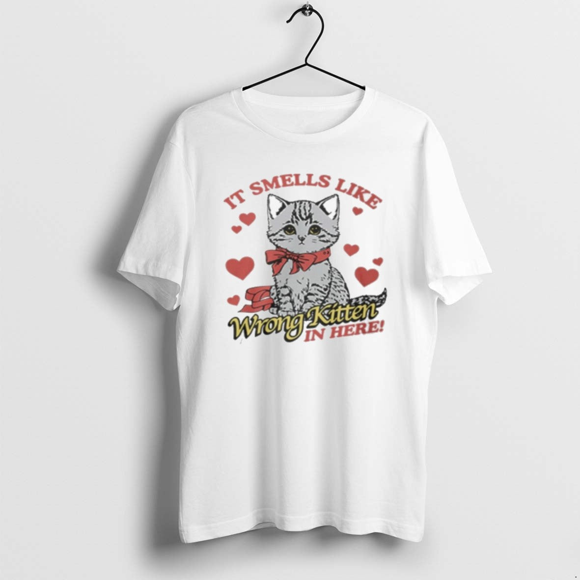 Official Y41h5k7q It Smells Like Wrong Kitten In Here T-Shirts, Hoodie, Sweatshirt | AU18TeeNovaLab.com