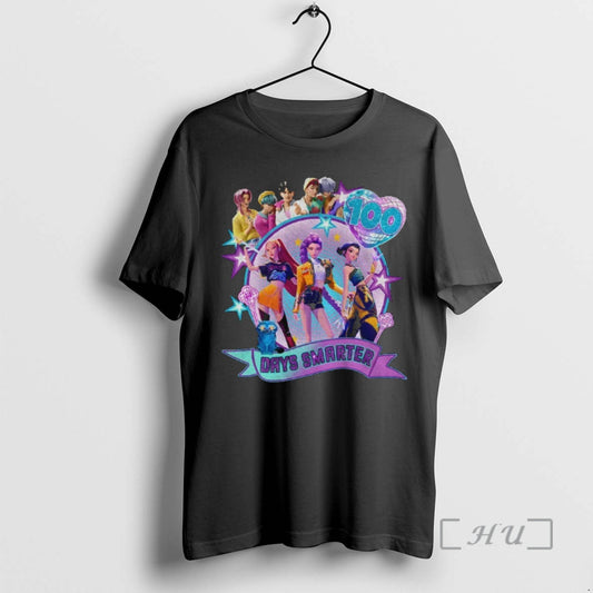 Officials 100 Days Smarter K Pop Demon Hunters T-Shirts, Hoodie, Sweatshirt | AU18TeeNovaLab.com