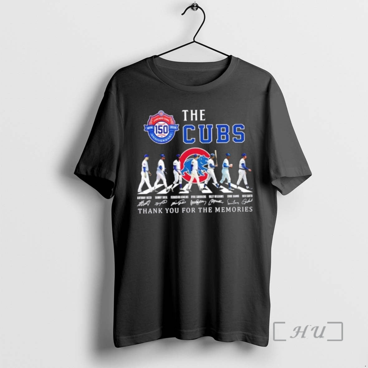 Officials 150th Anniversary 1876 2026 Anthony Rizzo And Legends Chicago Cubs Abbey Road Thank You T-Shirts, Hoodie,...