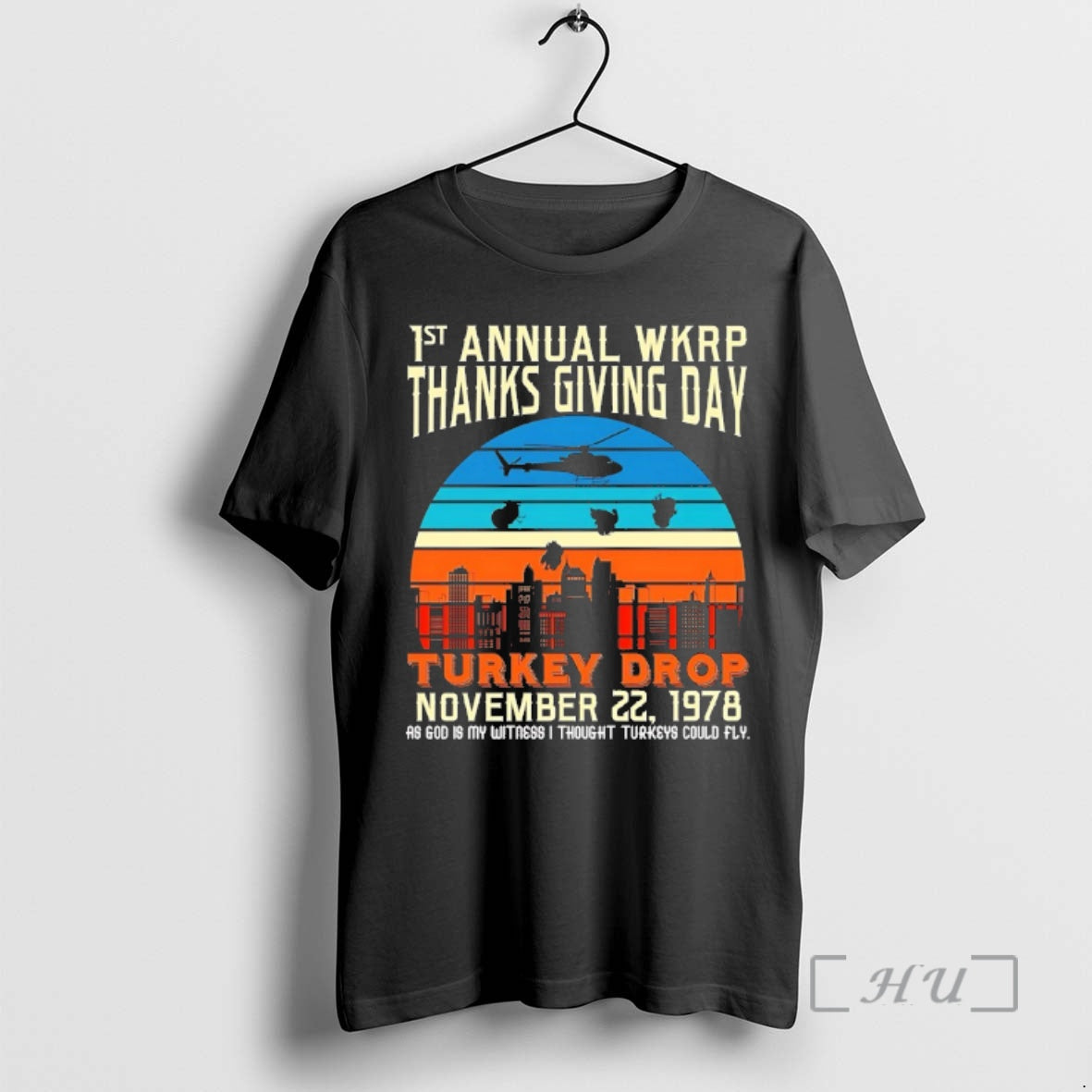 Officials 1st Annual Wkrp Thanks Giving Day Turkey Drop Vintage