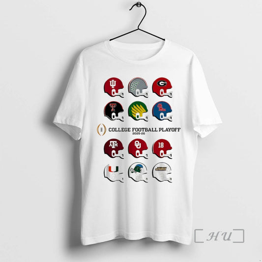 Officials 2025 2026 College Football Playoff Field Toy Team Helmets Circle Premium T Shirts Sweater Hoodie, Sweatshirt