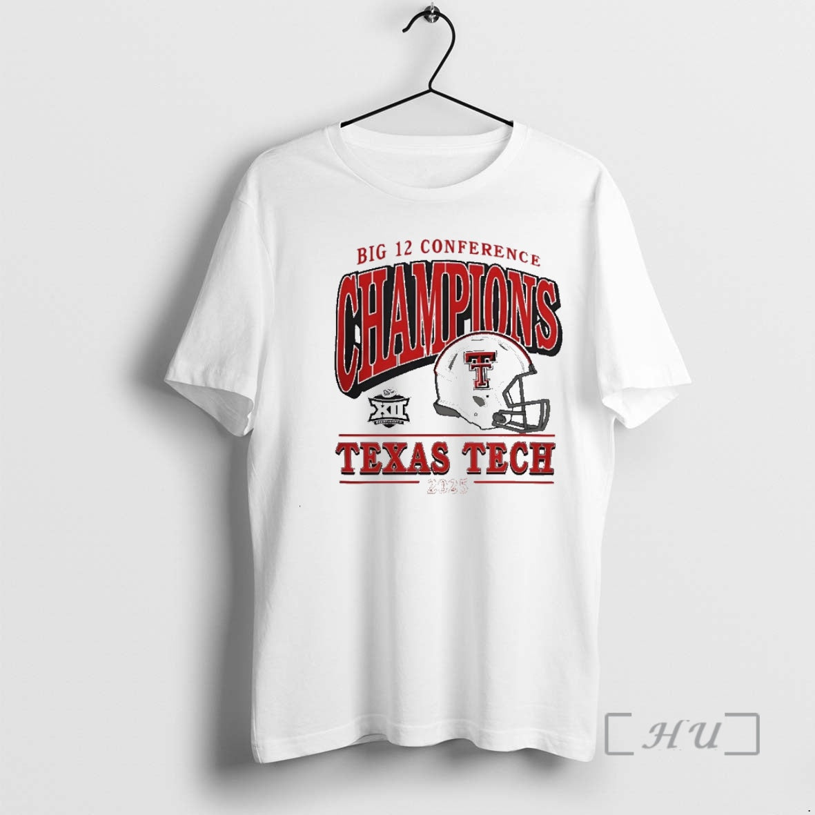 Officials 2025 Big 12 Conference Champions Texas Tech Red Raiders Helmet Christmas Premium T Shirts Hoodie, Sweatshirt