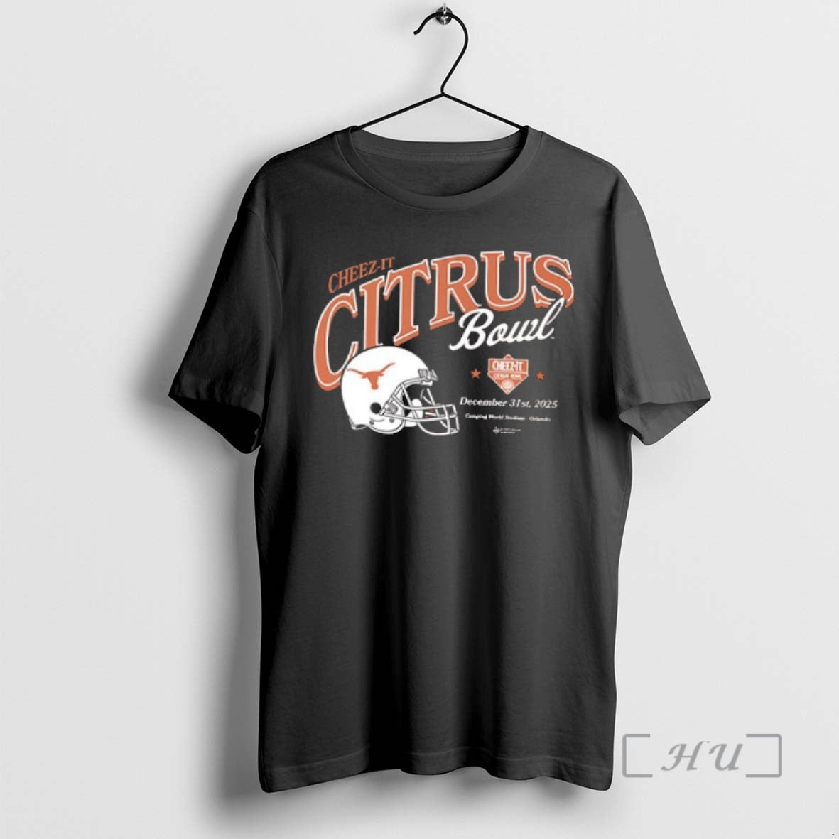 Officials 2025 Cheez It Citrus Bowl Texas Longhorns Helmet 2 Sided Premium T Shirts Sweater Hoodie, Sweatshirt