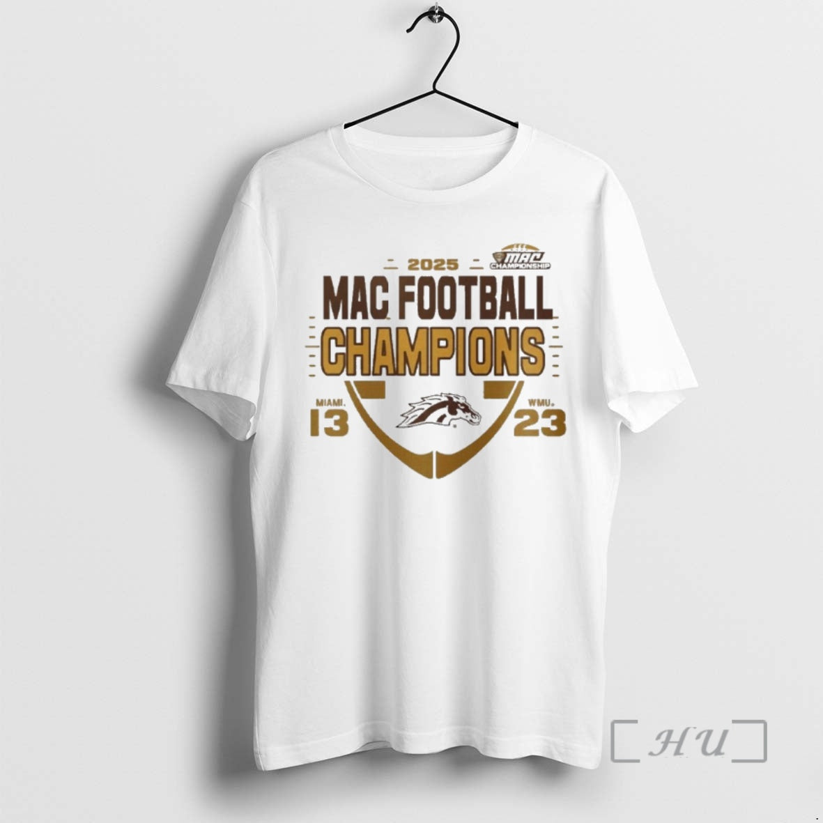 Officials 2025 Mac Football Champions Miami 13 Wmu 23 Logo T-Shirts, Hoodie, Sweatshirt | AU18TeeNovaLab.com